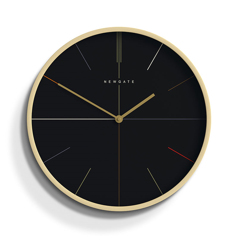 Mr Clark Hockey Clock D40.5cm, Pale Wood