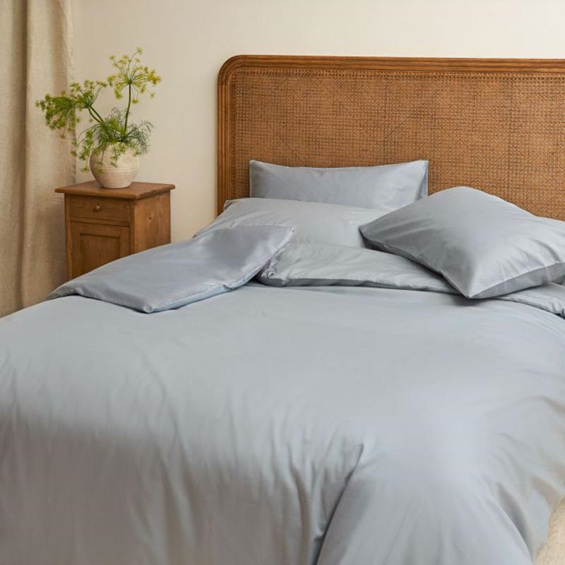 The Original 300 Thread Count Sateen Duvet Cover Double, Nordic Sky