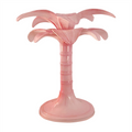 Palm Candlestick H25cm, Pink