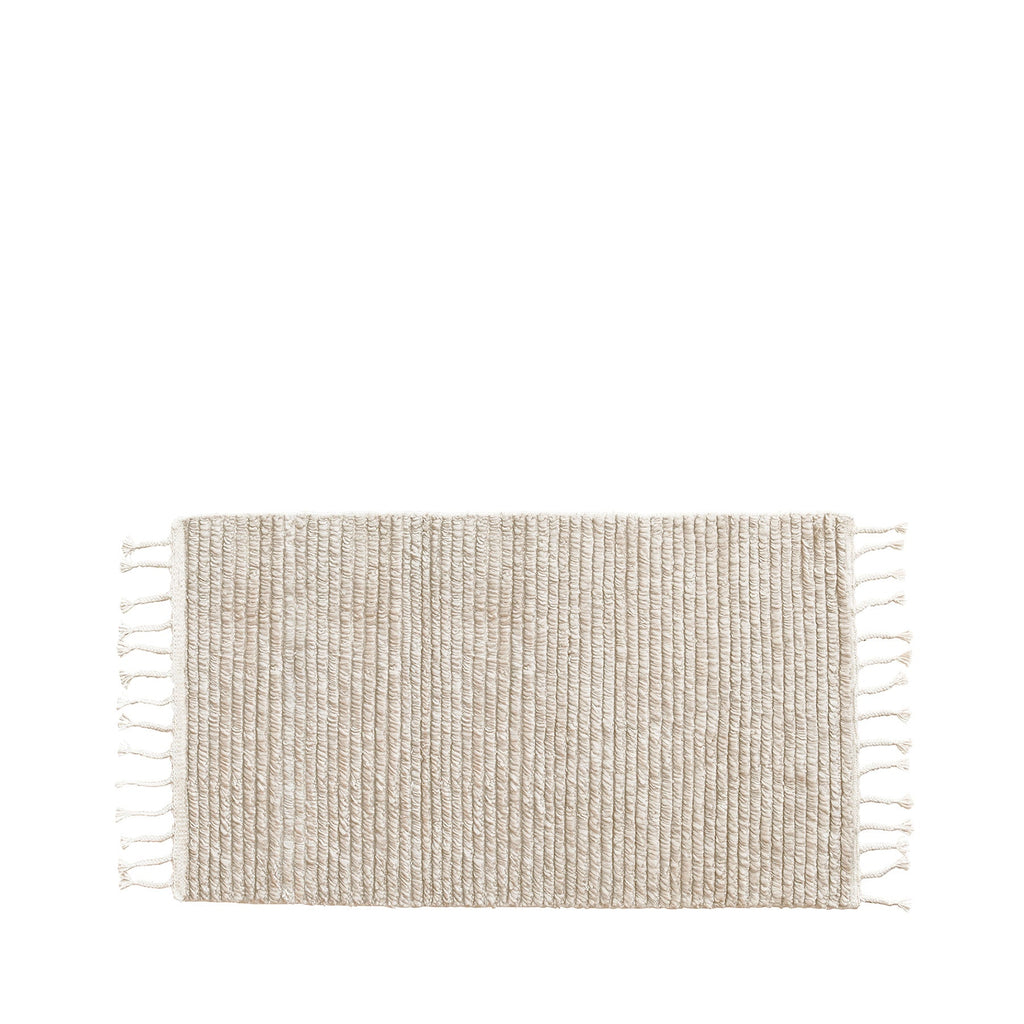 Malawi Rug in Oatmeal 24 W x 48 L