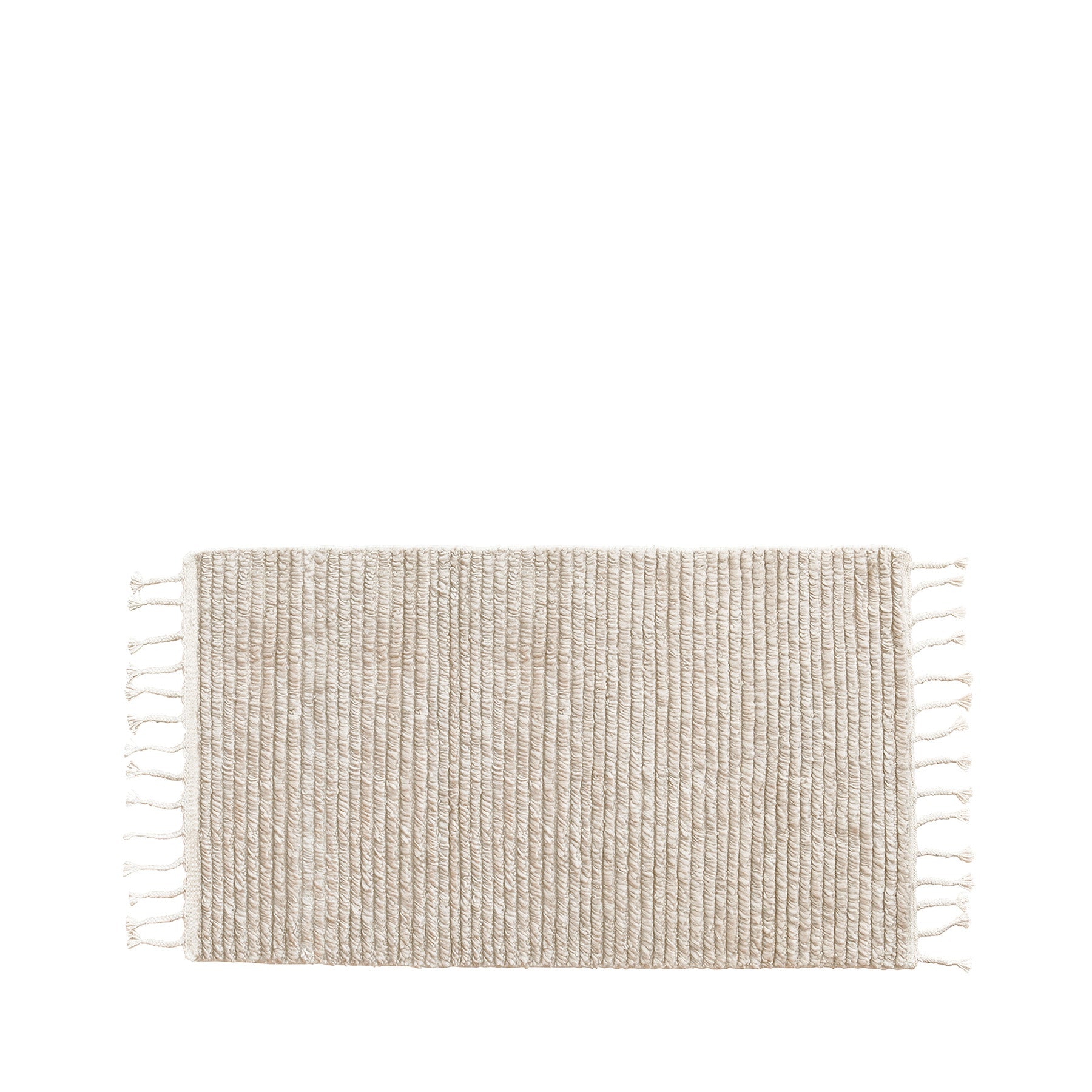 Malawi Rug in Oatmeal 24 W x 48 L