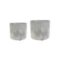 Celine Set of 2 Recycled Planters, Grey