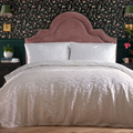 Wild Strawberry Double Duvet Set, White