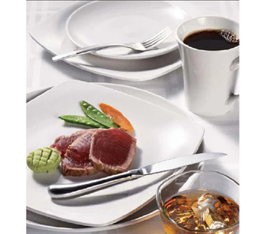 WTI 840-420C Porcelana Round Coupe Plate, 7.25