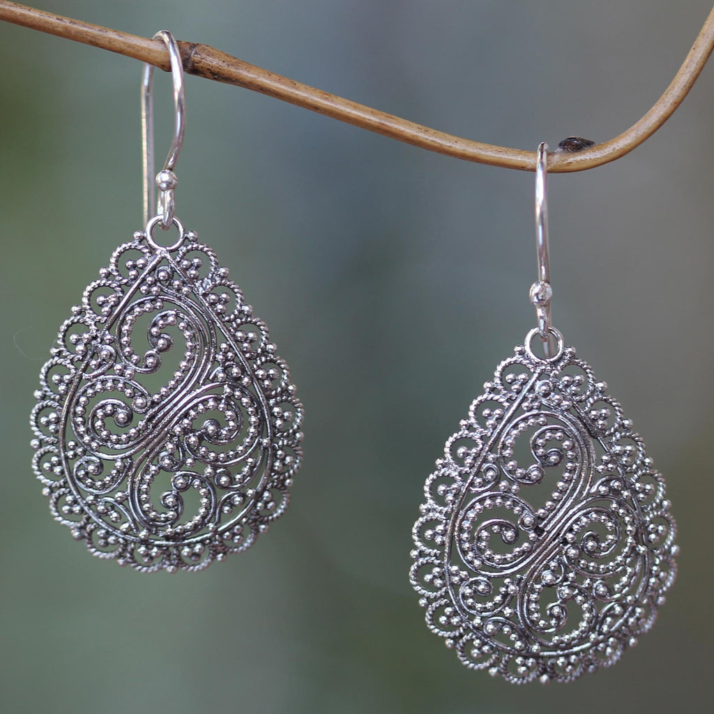 Fair Trade Sterling Silver Earrings - Divine Femininity